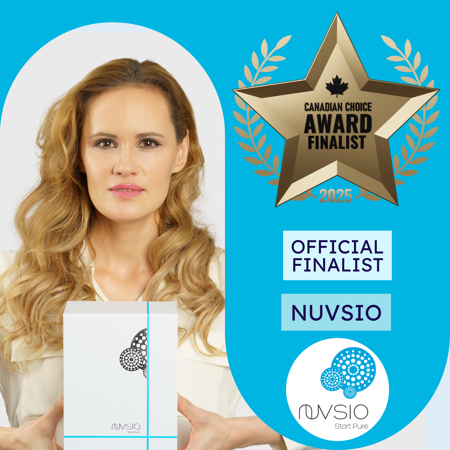NUVSIO NAMED A FINALIST FOR THE CANADIAN CHOICE AWARDS 2025