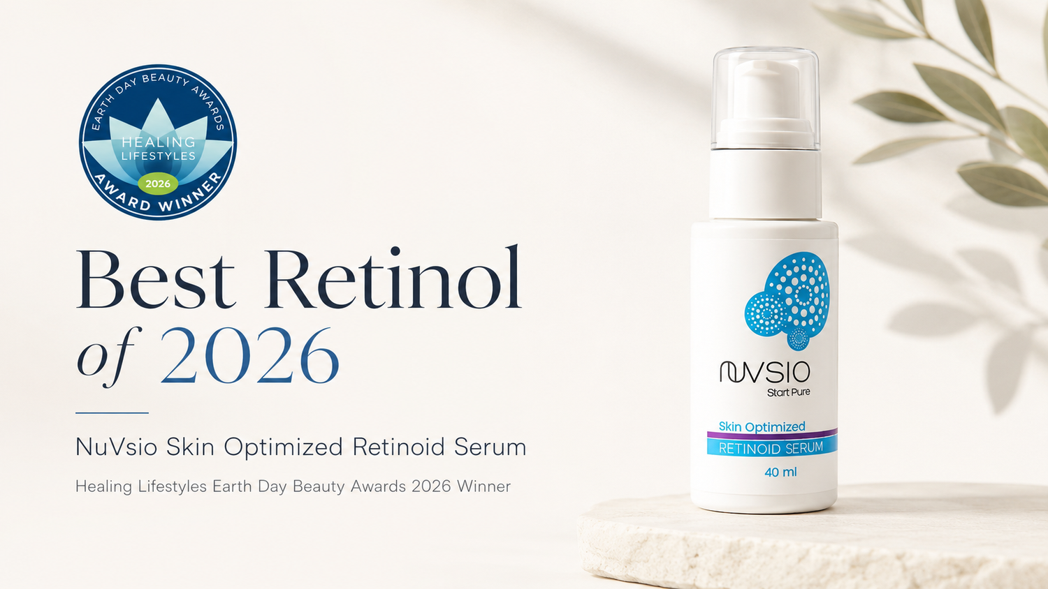 NuVsio Skin Optimized Retinoid Serum Named Best Retinol of 2026